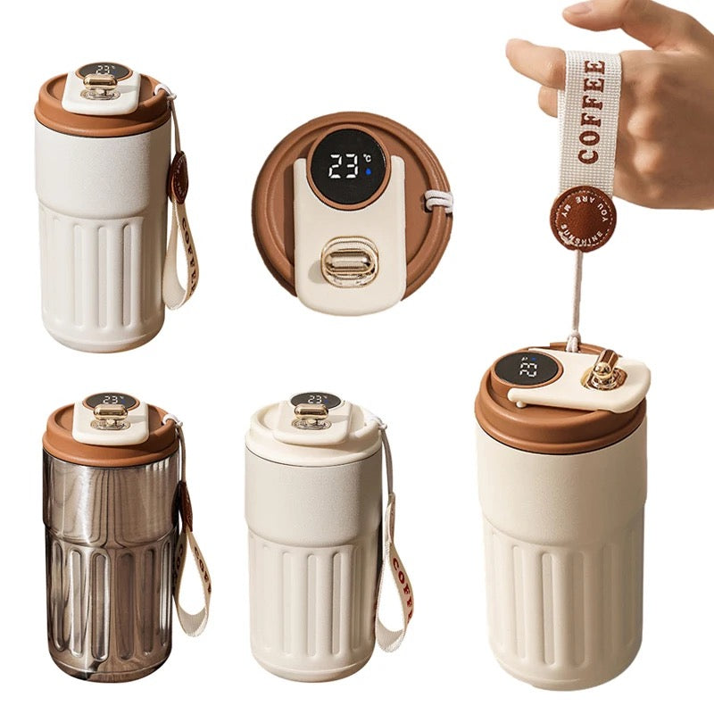 Smart Digital Thermal Bottle Portable Coffee-450ml