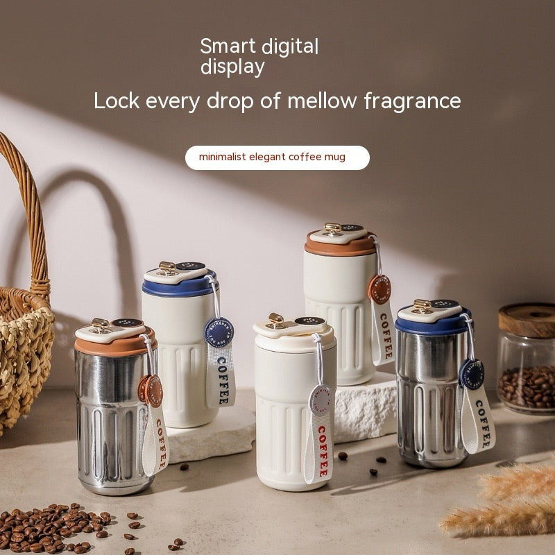 Smart Digital Thermal Bottle Portable Coffee-450ml